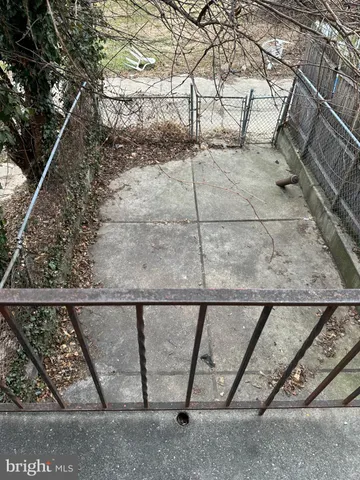 a view of wooden fence