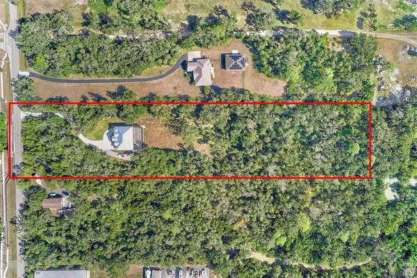 a view of a green yard