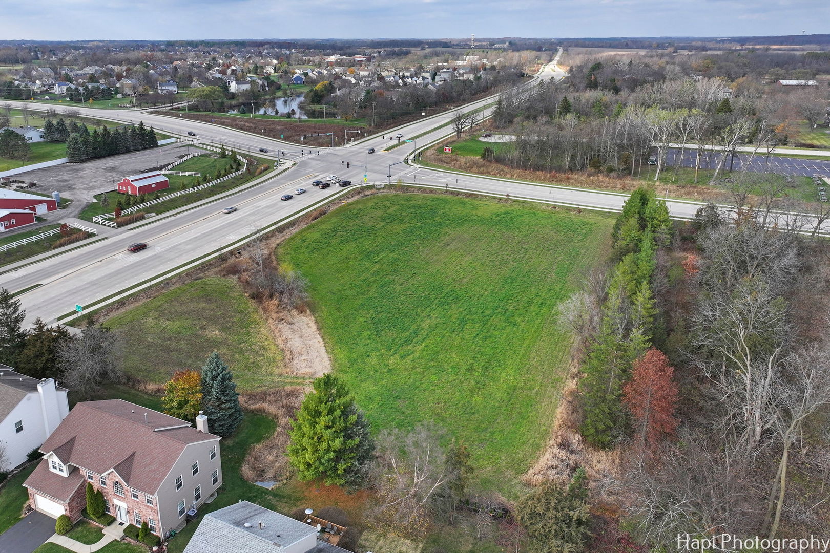 19135 West Millburn Road Old Mill Creek, IL 60046 - Photo 5 of 7 a view of a lake with a city view