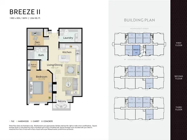 $445,500 | 266 Monponsett Street, Unit 1105, Halifax, MA 02338