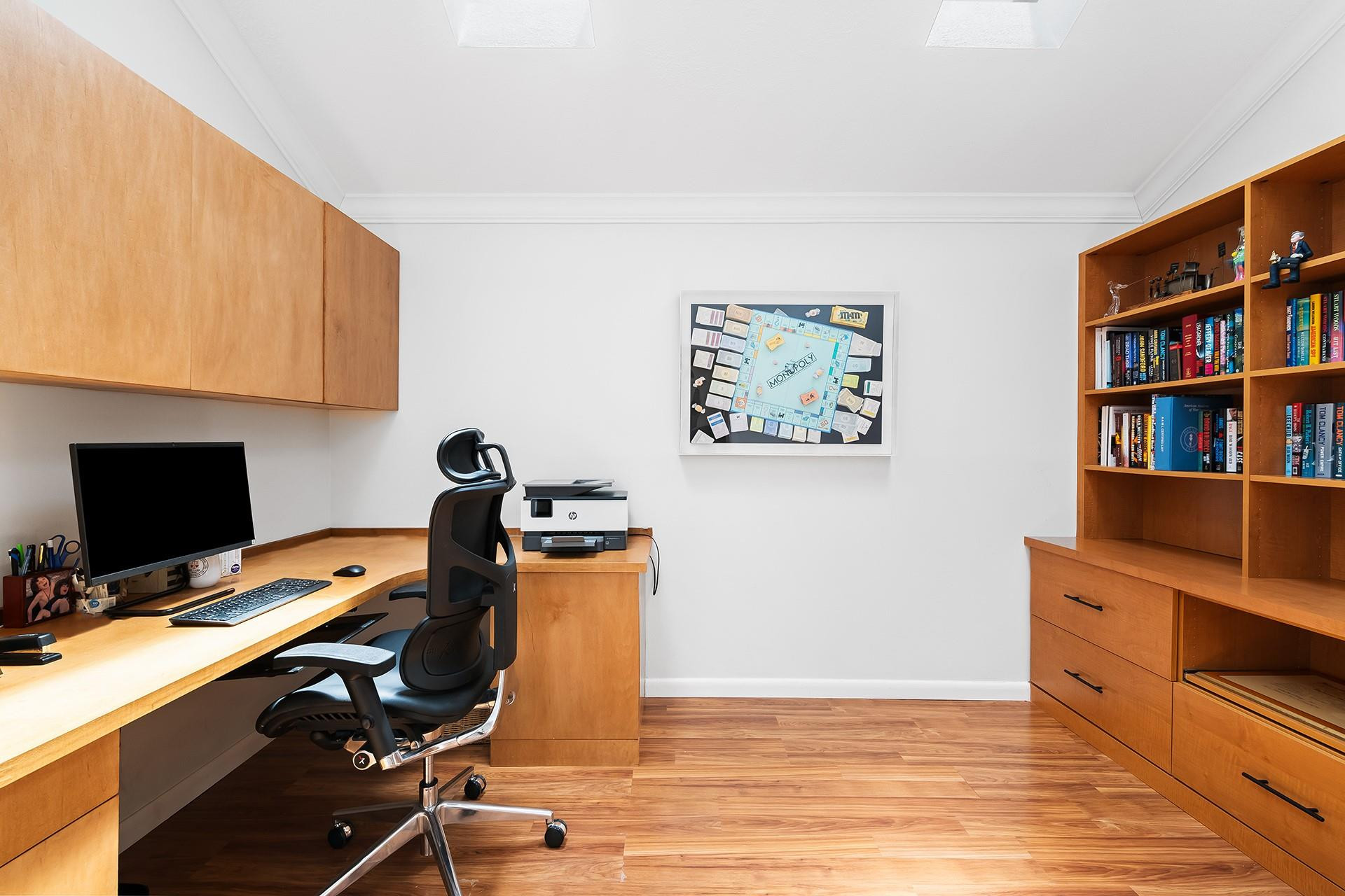 10344 Sunset Bend Drive Boca Raton, FL 33428 - Photo 11 of 32 a view of workspace with wooden floor shelves