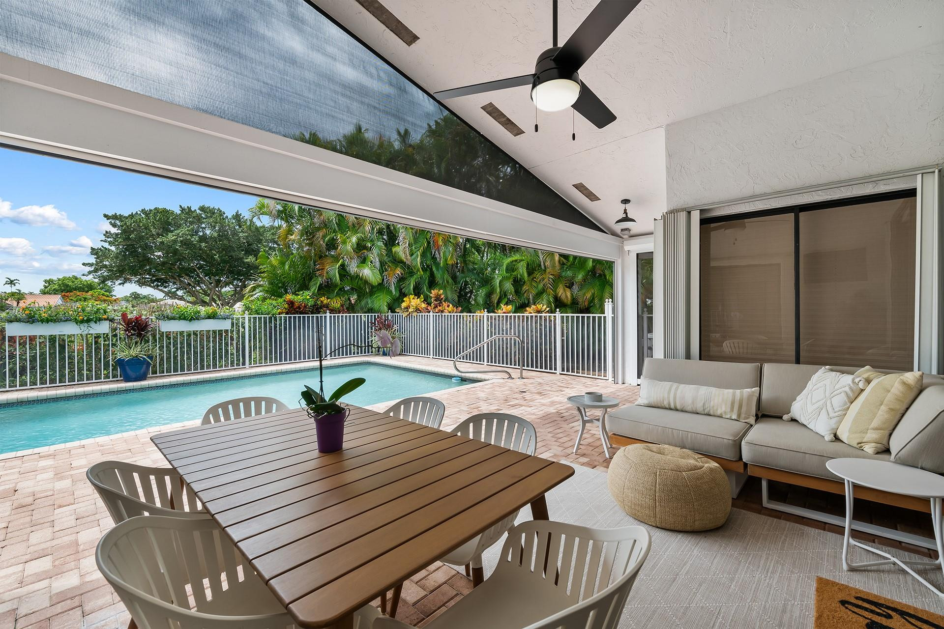 10344 Sunset Bend Drive Boca Raton, FL 33428 - Photo 22 of 32 a outdoor living space with furniture and garden view