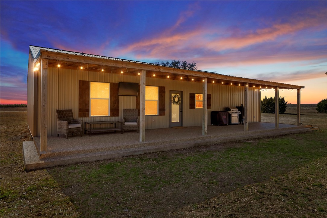 a view of a porch