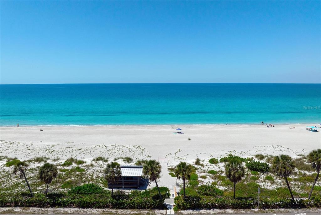 581 Rountree Drive Longboat Key, FL 34228 - Photo 22 of 50 an aerial view of beach and ocean