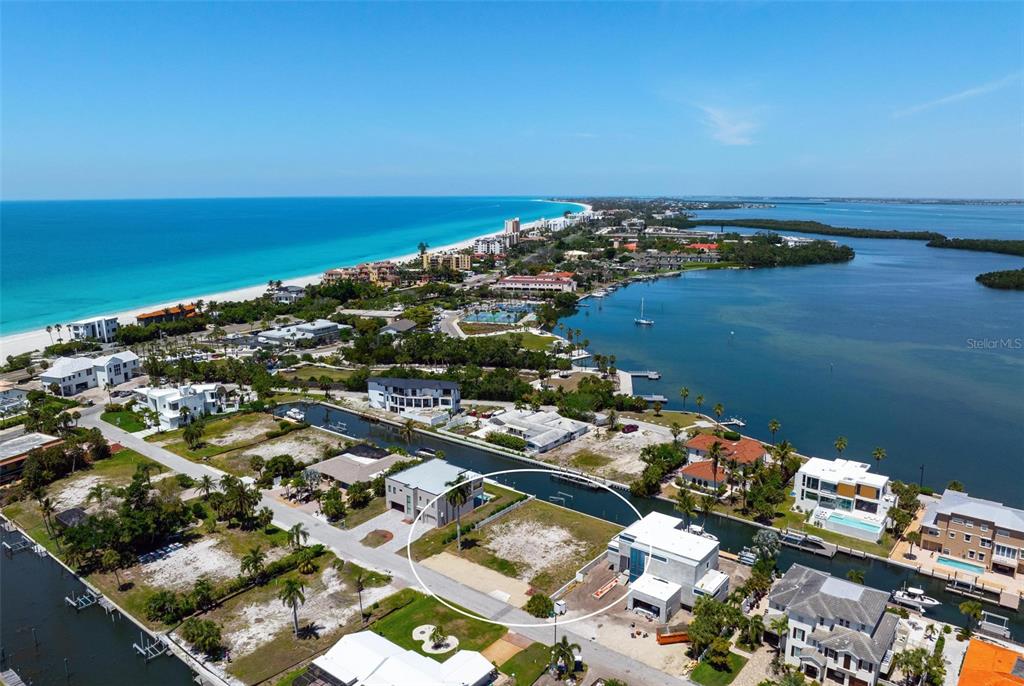 581 Rountree Drive Longboat Key, FL 34228 - Photo 38 of 50 an aerial view of a city