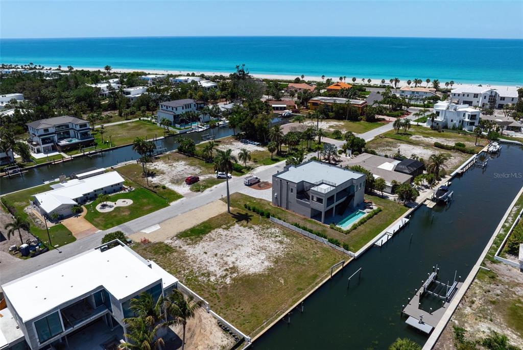 581 Rountree Drive Longboat Key, FL 34228 - Photo 43 of 50 an aerial view of residential houses with outdoor space