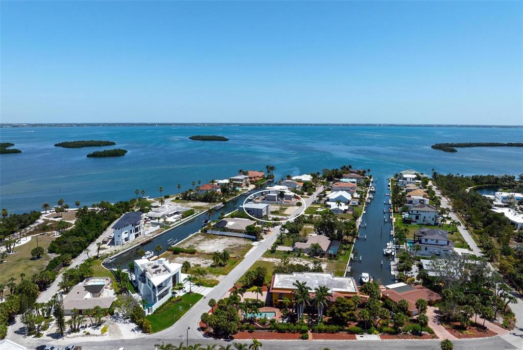 581 Rountree Drive Longboat Key, FL 34228 - Photo 50 of 50 an aerial view of a city with lots of residential buildings
