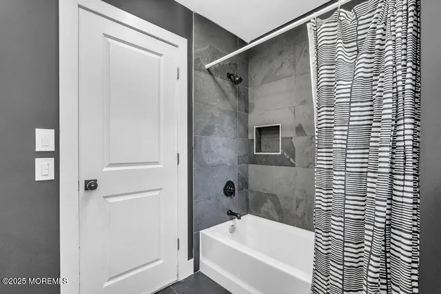 a view of yard with swimming pool and green space