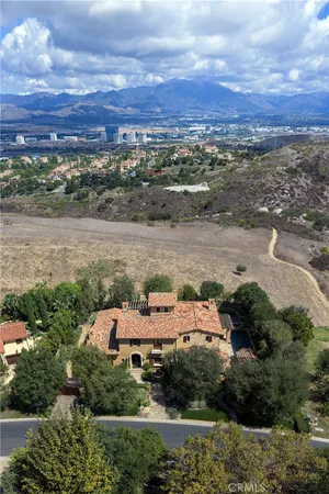 a view of a lake with a city