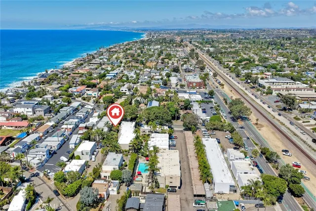 a view of city and ocean