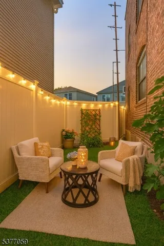 a car parked in front of a brick building