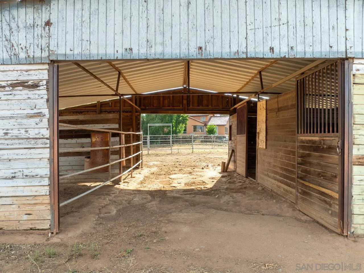 15091 Chemise Creek Road Ramona, CA 92065 - Photo 17 of 74 a view of a room with wooden walls