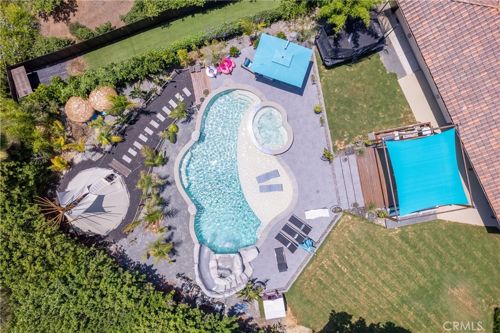 7337 La Soldadera Rancho Santa Fe, CA 92067 - Photo 58 of 60 an aerial view of a house having outdoor space