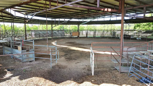 a view of a room with retail shops
