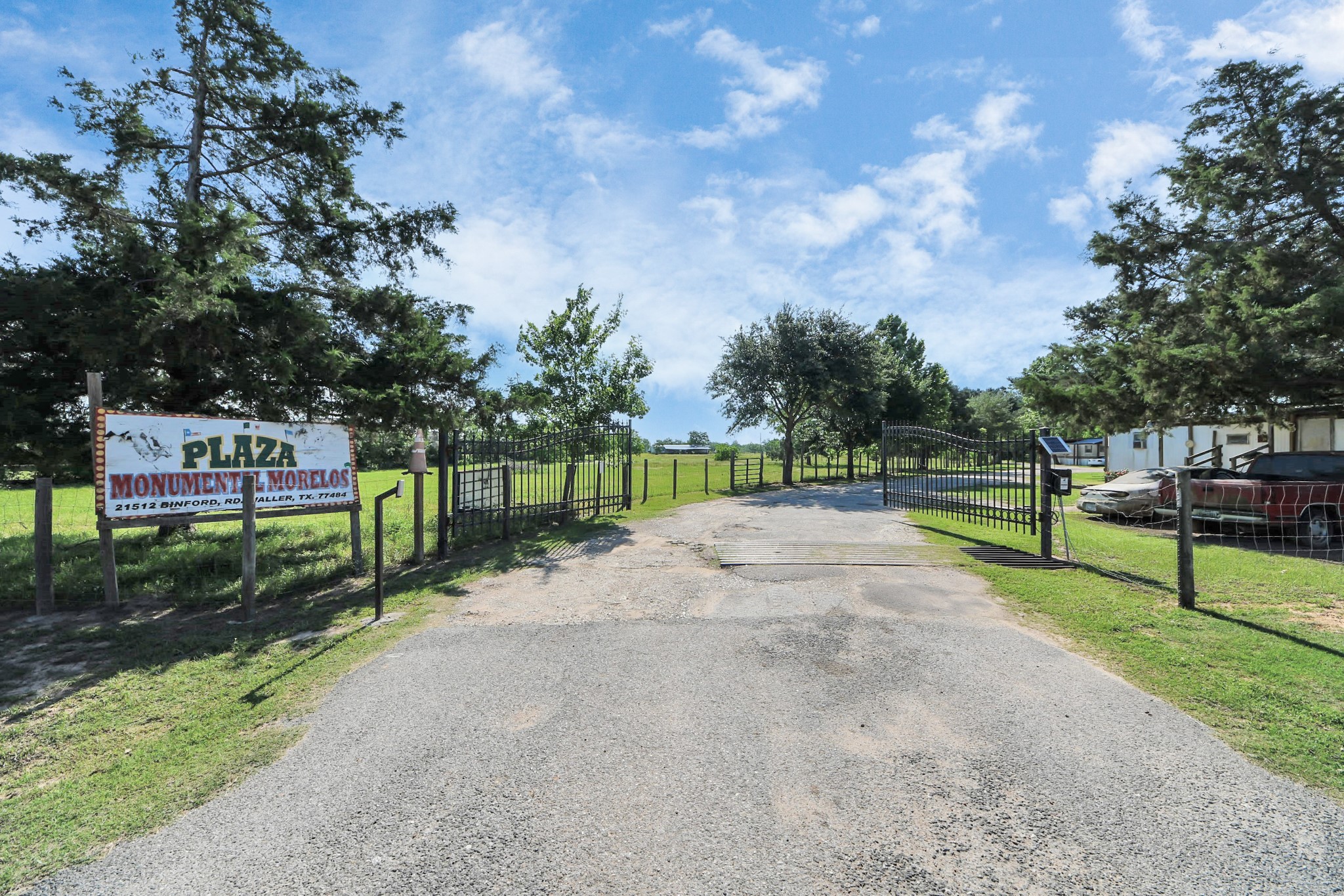 21512 Binford Road Waller, TX 77484 - Photo 39 of 50 a view of street with tall trees