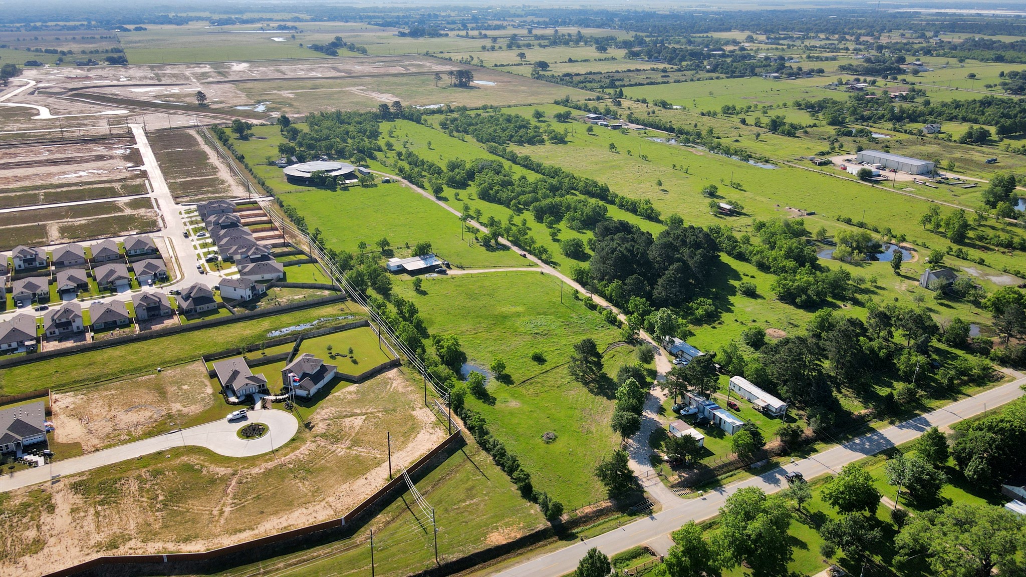 21512 Binford Road Waller, TX 77484 - Photo 10 of 50 an aerial view of residential houses with outdoor space