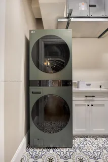 a utility room with a sink