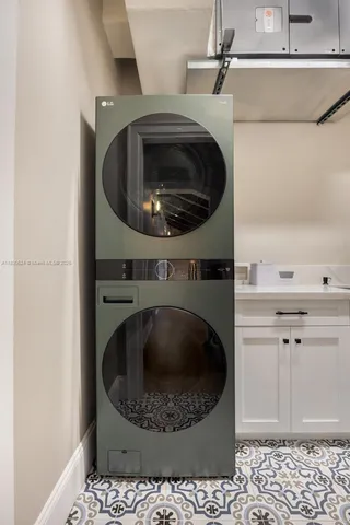 a utility room with a sink