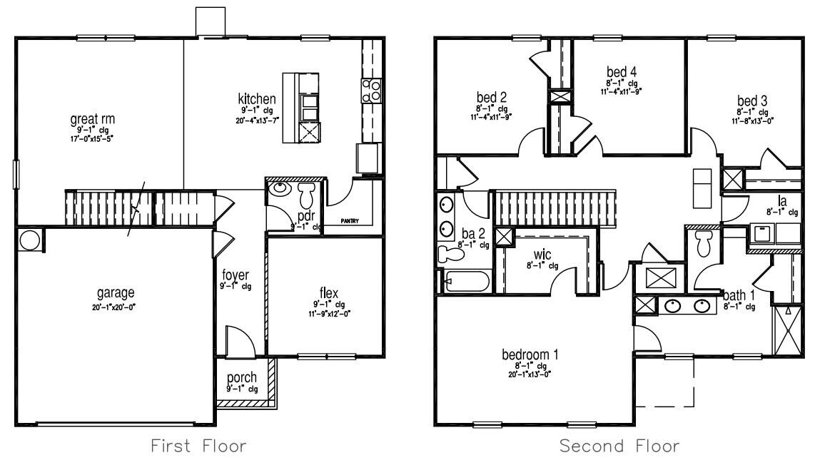 424 Lk Rdg Boulevard Summerville, SC 29486 - Photo 31 of 31 Galen Floorplan Only