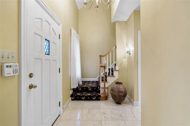 a view of entryway and hall