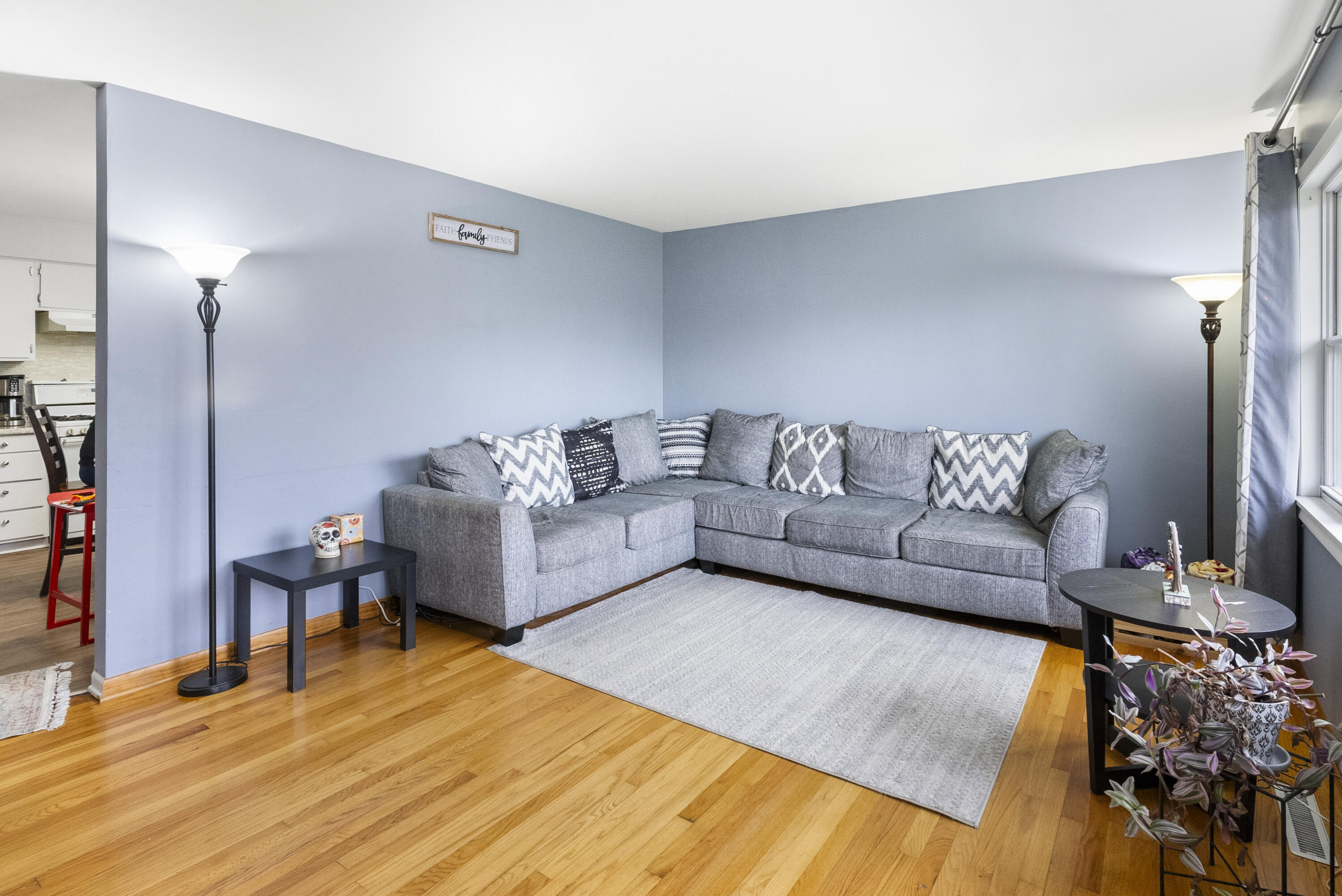 9331 Farmer Drive Highland, IN 46322 - Photo 3 of 19 a living room with furniture and a couch
