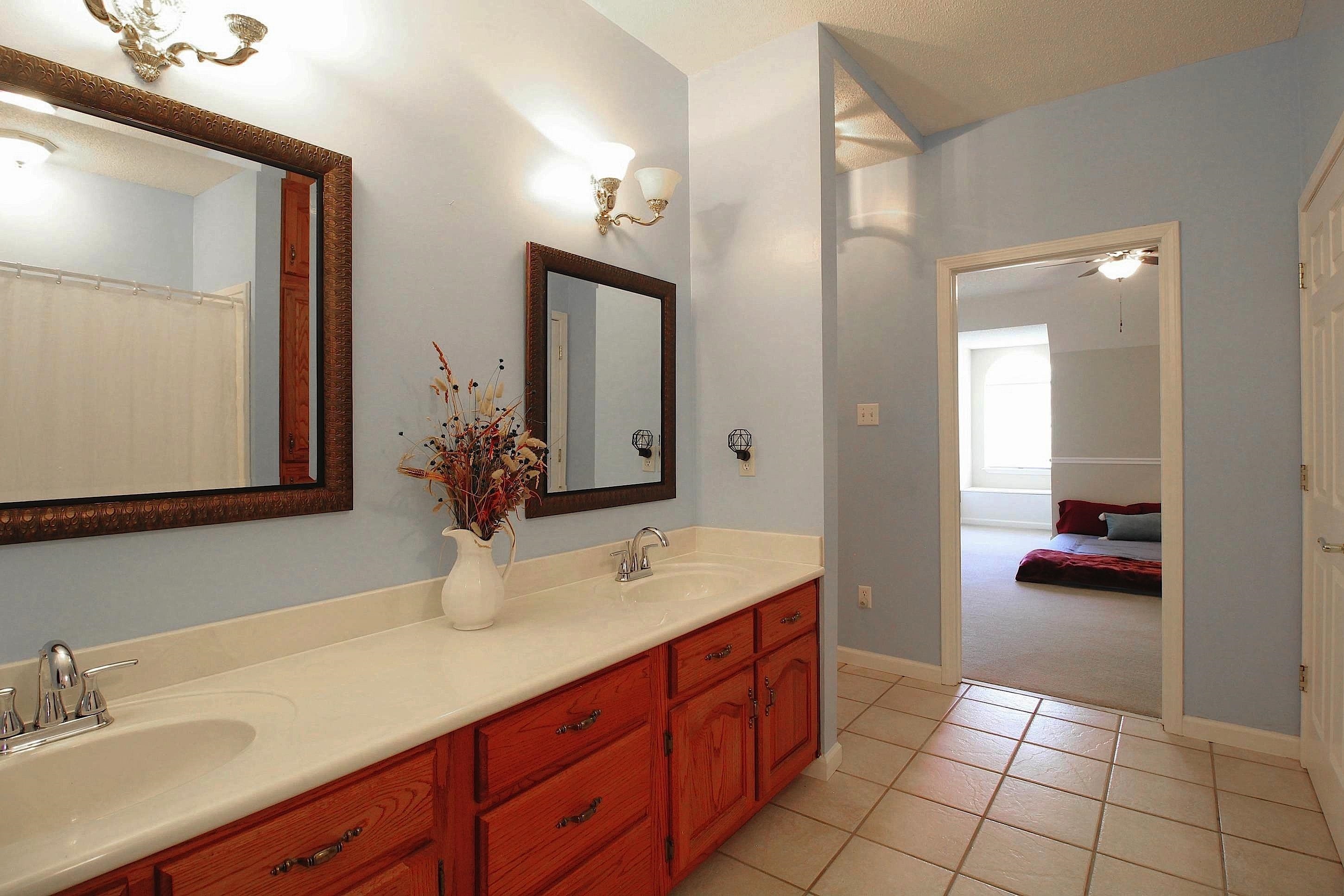 2550 North Reid Hooker Road Eads, TN 38028 - Photo 27 of 32 a spacious bathroom with a sink and a mirror