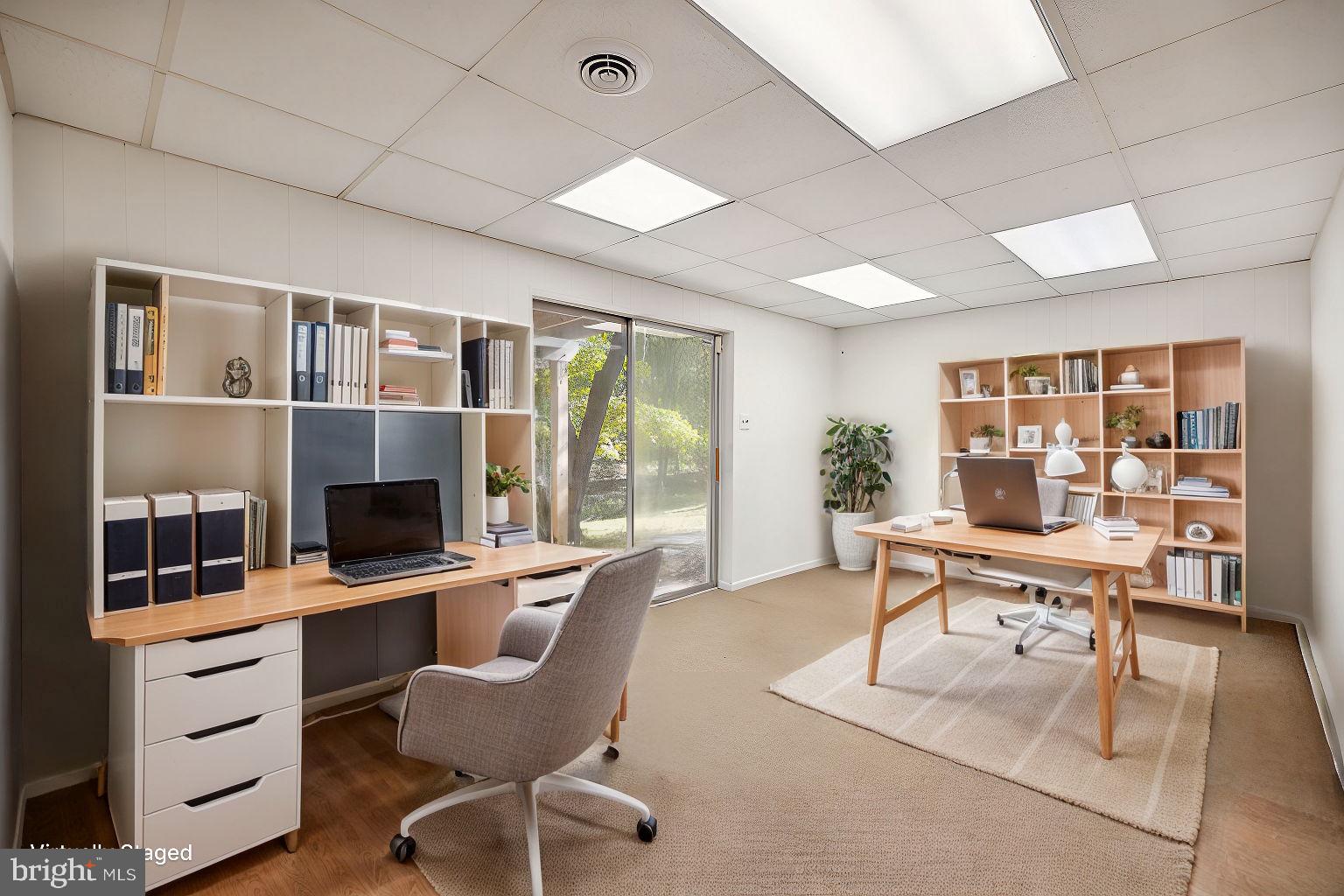 1729 Glastonberry Road Potomac, MD 20854 - Photo 23 of 32 Lower Level Office/Bonus Room