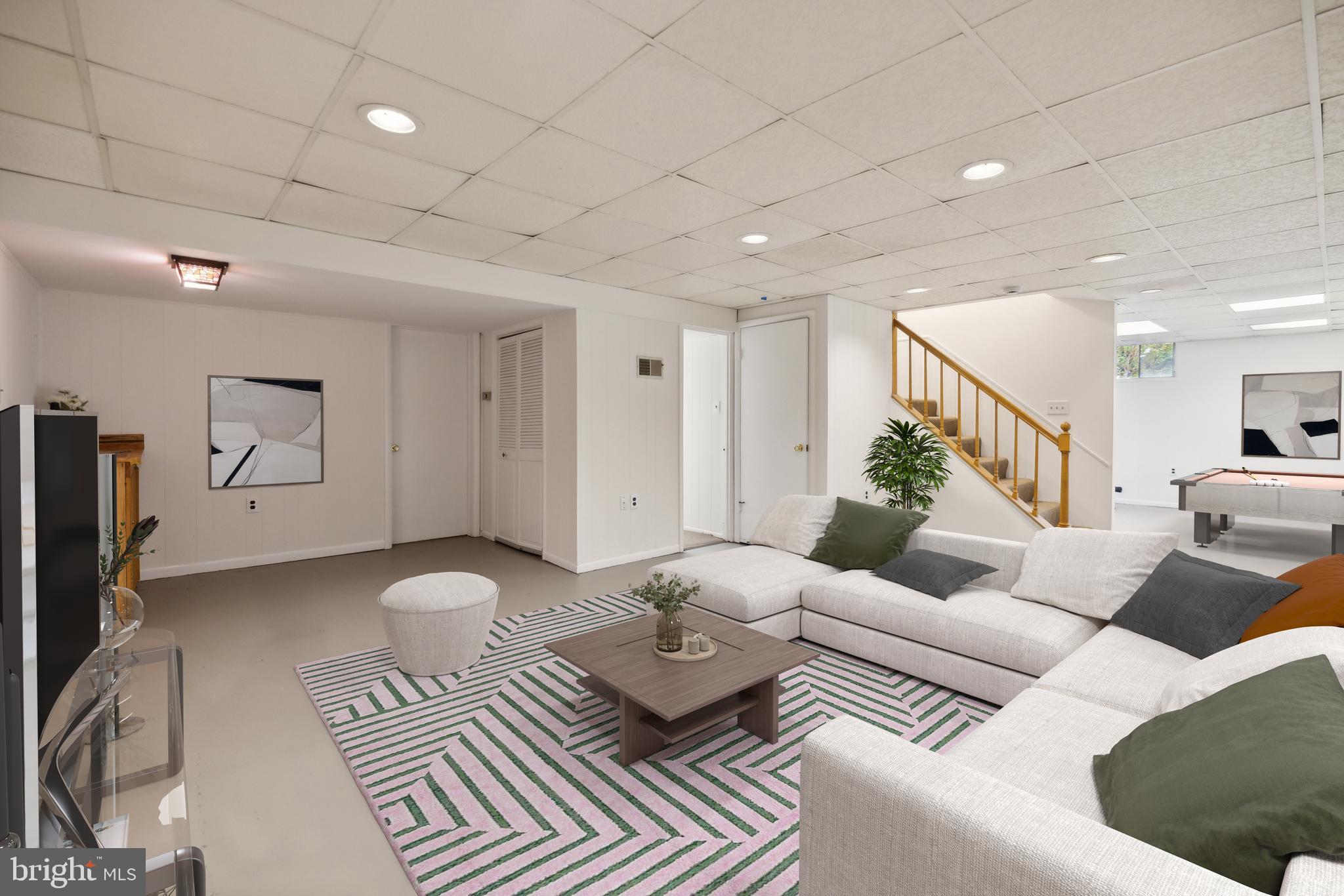 1729 Glastonberry Road Potomac, MD 20854 - Photo 24 of 32 Lower Level Rec Room