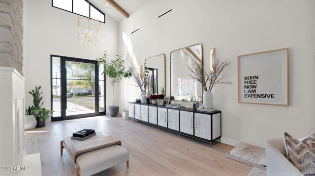 a kitchen with a sink a counter top space and appliances