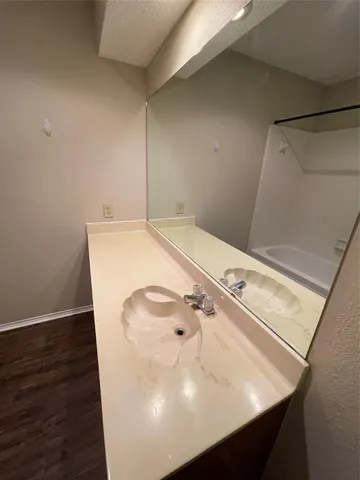 a close view of sink