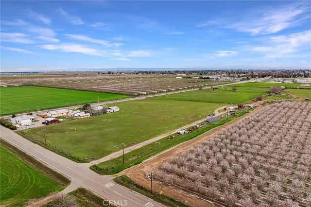 a view of a city with an ocean
