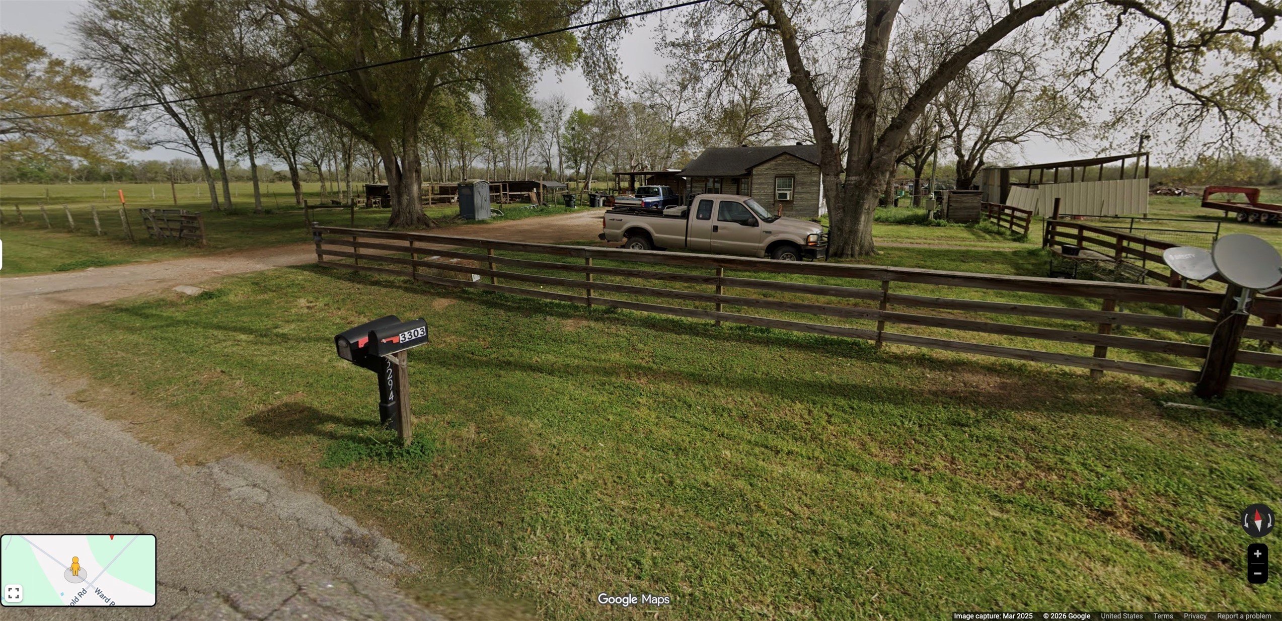 3294 Ward Bend Road Sealy, TX 77474 - Photo 2 of 5 a backyard of a house with table and chairs