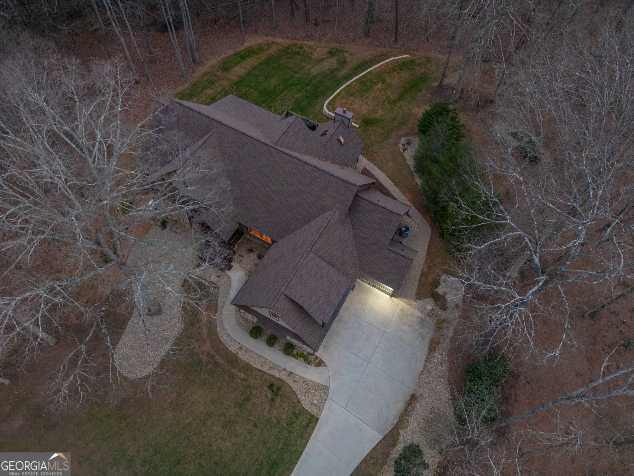 712 Meadow Run Court Clarkesville, GA 30523 - Photo 9 of 96 an aerial view of a house with a yard