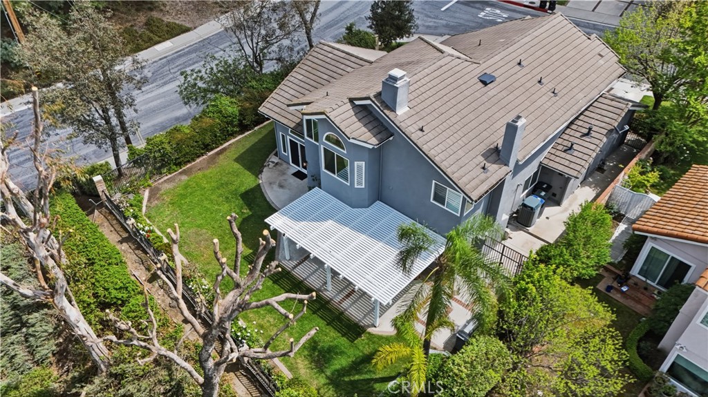3537 Foxglove Road Glendale, CA 91206 - Photo 13 of 73 an aerial view of a house with a garden
