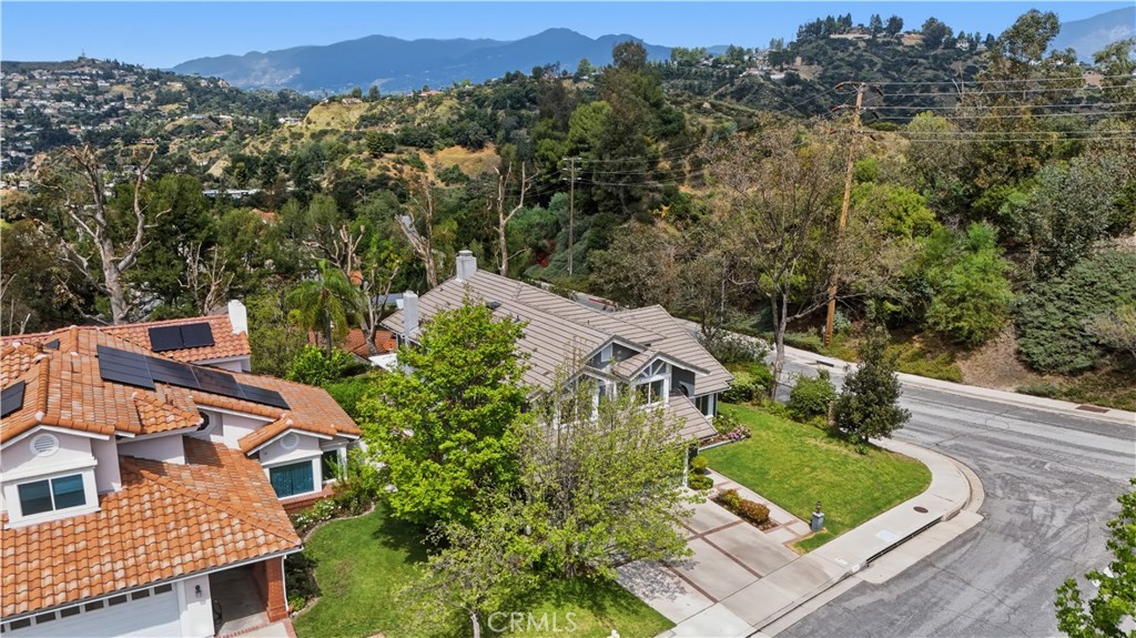 3537 Foxglove Road Glendale, CA 91206 - Photo 6 of 73 an aerial view of a house with a yard