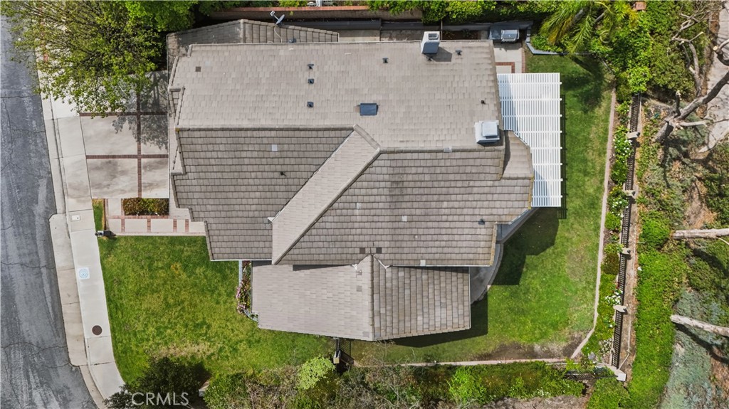 3537 Foxglove Road Glendale, CA 91206 - Photo 7 of 73 a aerial view of a house with a yard and potted plants
