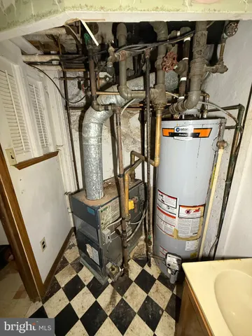 a view of storage and utility room