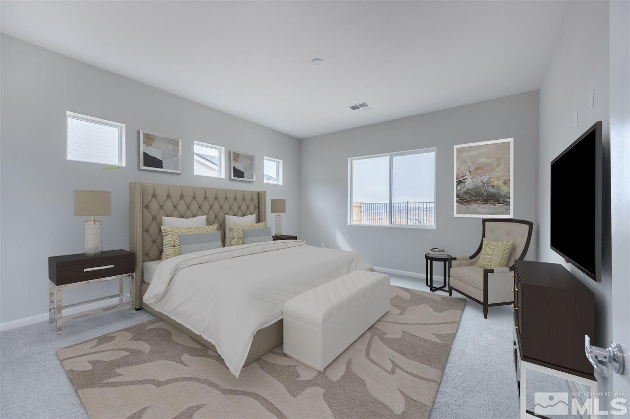 3035 Country Wind Lane, Unit HOMESITE 72 Reno, NV 89521 - Photo 10 of 15 a bedroom with a bed chair and window