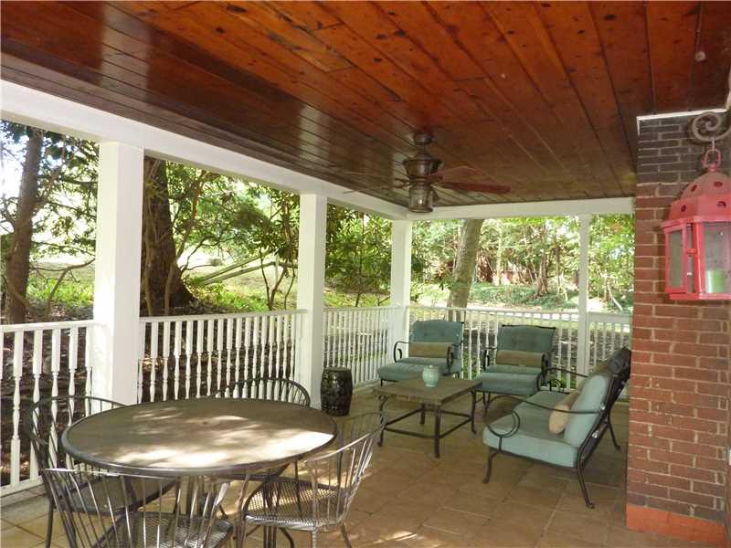 108 Byron Road Pittsburgh, PA 15237 - Photo 18 of 25 Patio/Deck. This is a fantastic side covered porch with ceiling fan, ceramic tile flooring and leads to a wonderful yard!