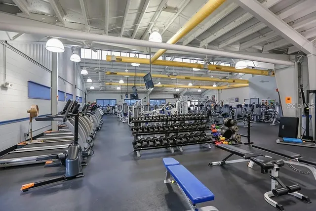 a view of gym