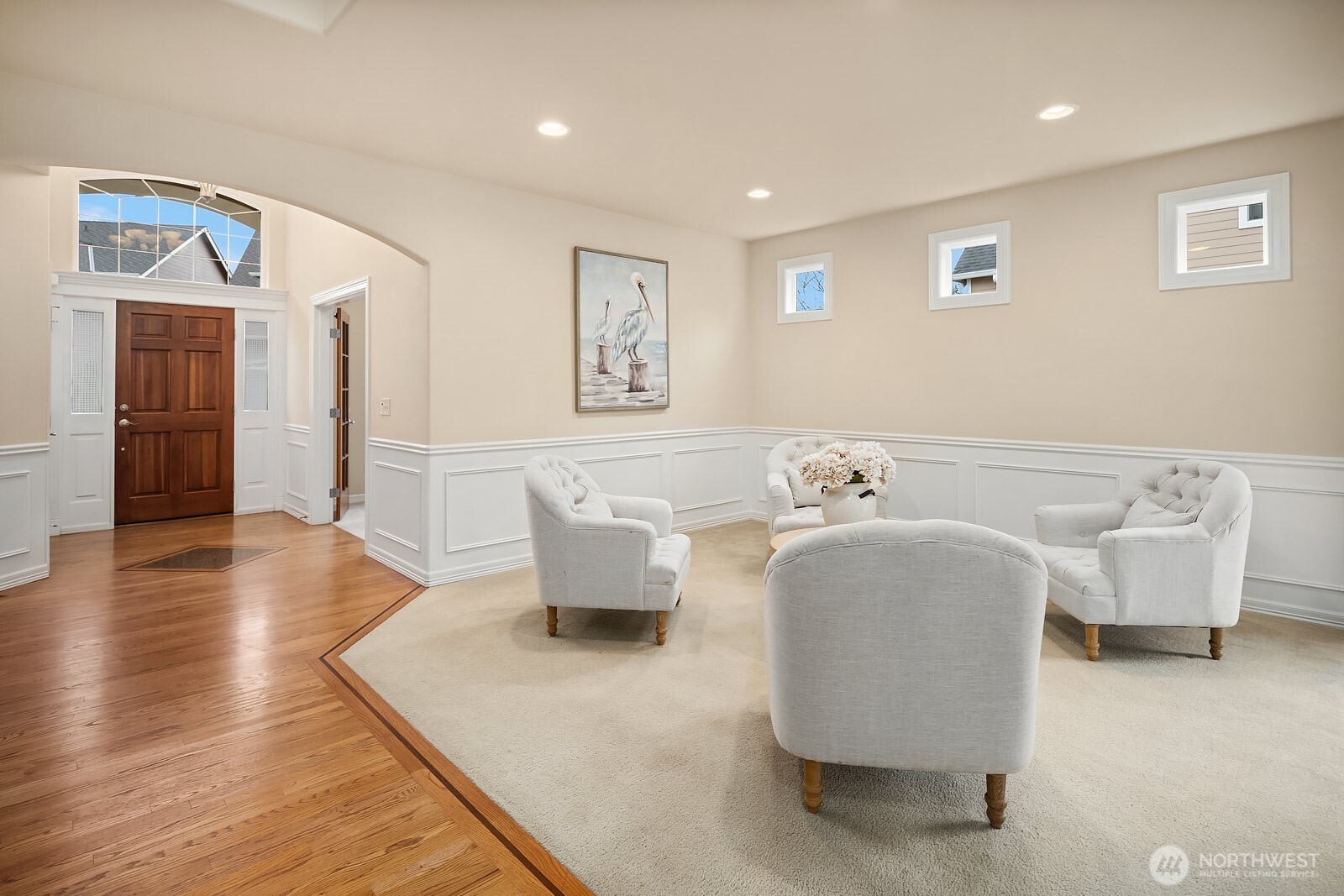 5504 Northeast 13th Place Renton, WA 98059 - Photo 15 of 36 a living room with furniture and wooden floor