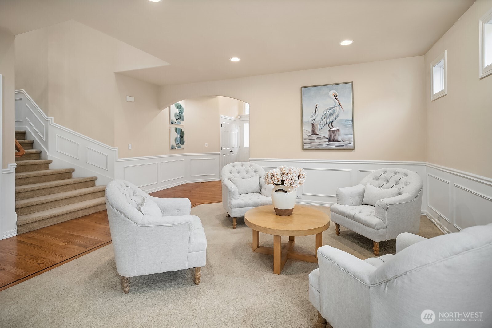 5504 Northeast 13th Place Renton, WA 98059 - Photo 16 of 36 a living room with furniture and a painting