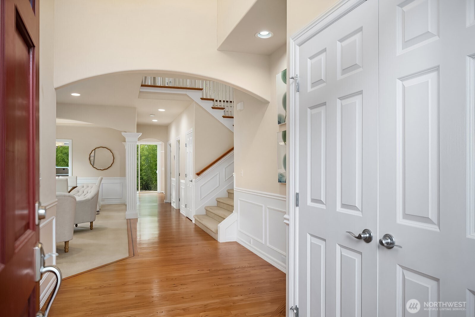 5504 Northeast 13th Place Renton, WA 98059 - Photo 4 of 36 a view of entryway with wooden floor