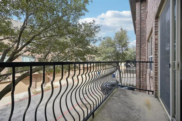 a view of balcony