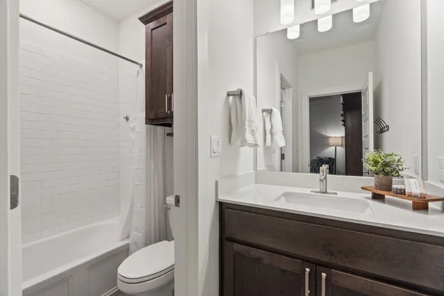 a view of a swimming pool with a yard