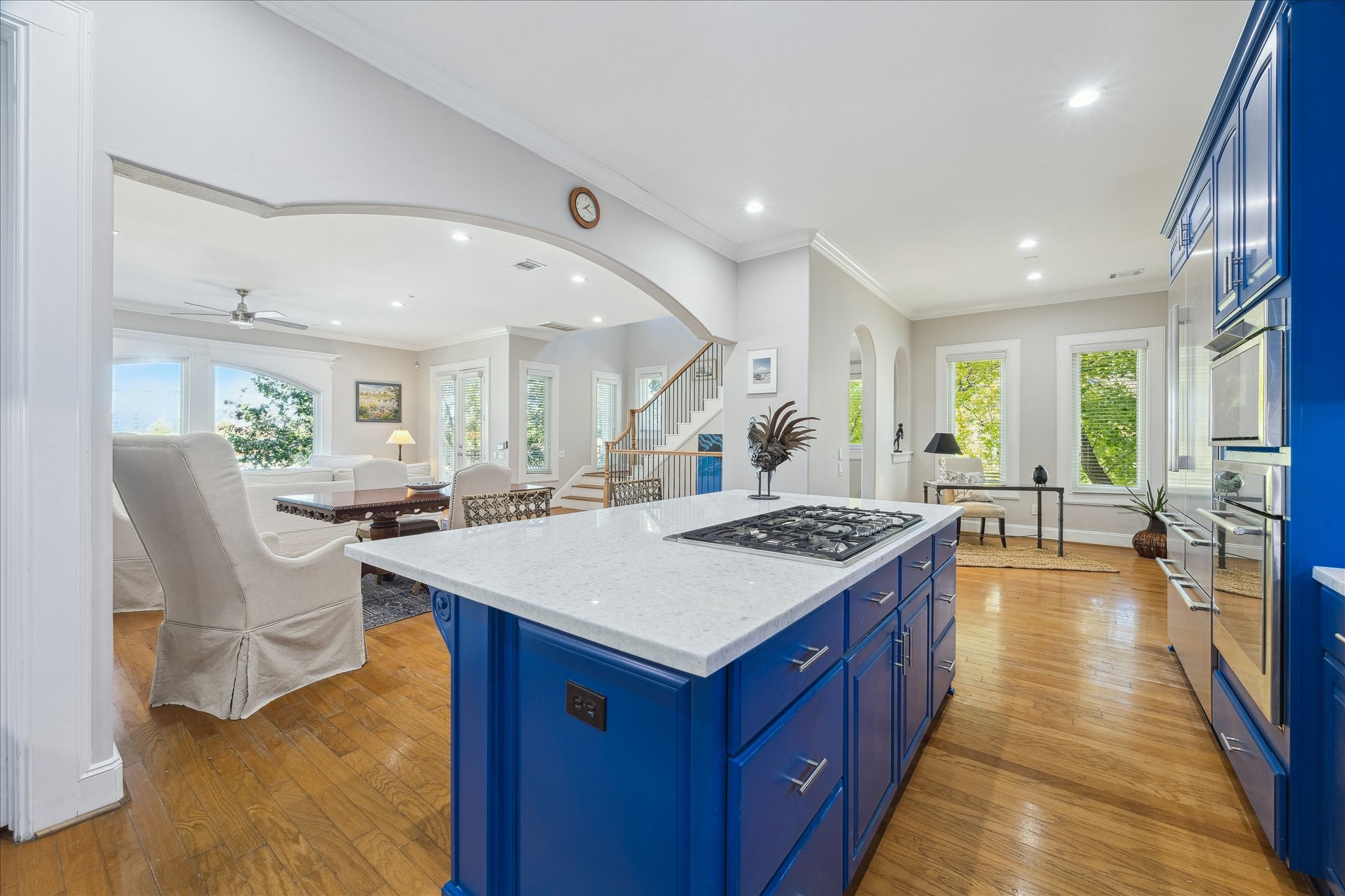 4701 Inker Street Houston, TX 77007 - Photo 21 of 45 a kitchen with a stove and a refrigerator
