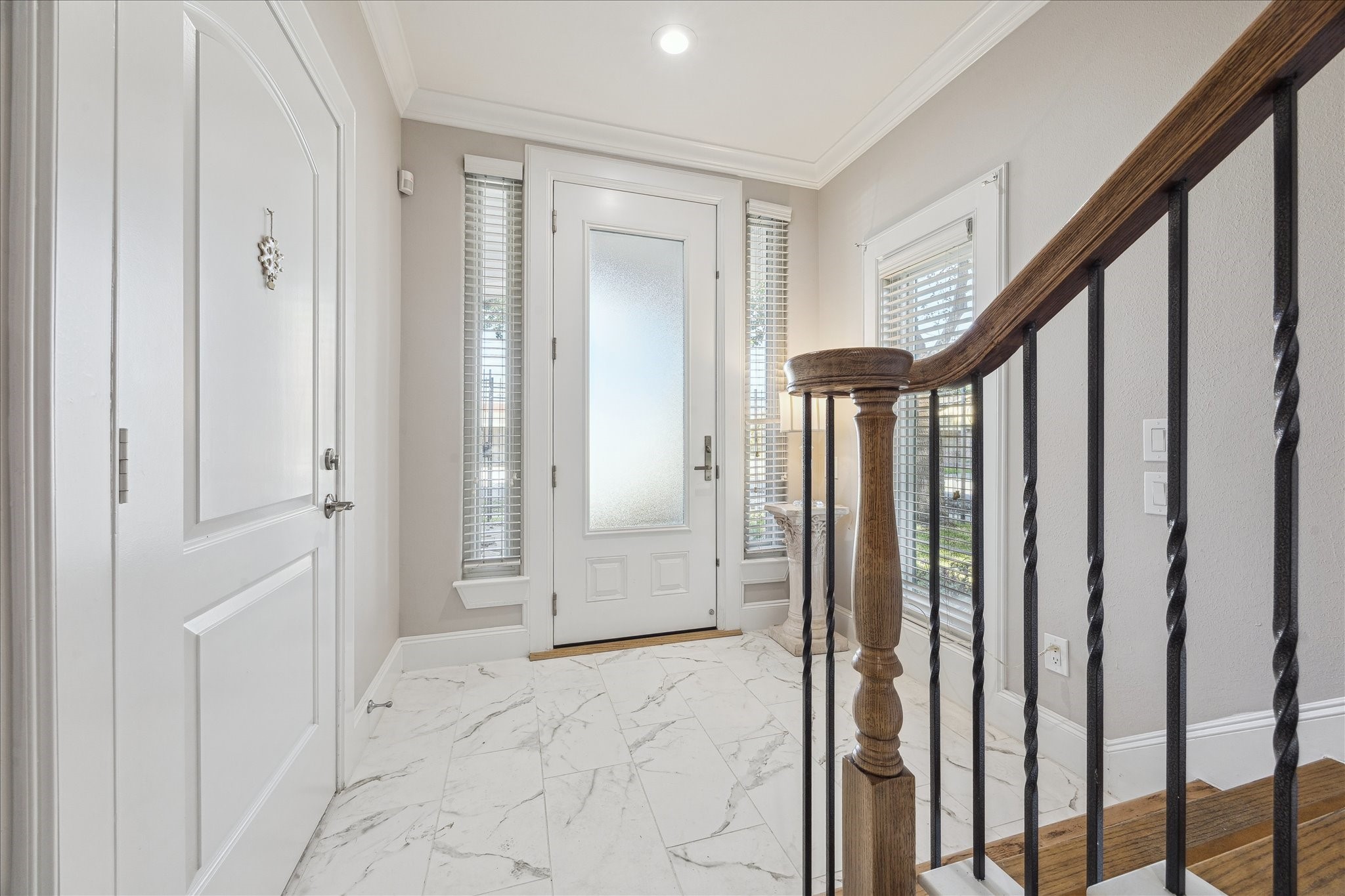 4701 Inker Street Houston, TX 77007 - Photo 6 of 45 a view of an entryway with staircase