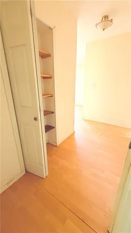 a view of a swimming pool and an outdoor space