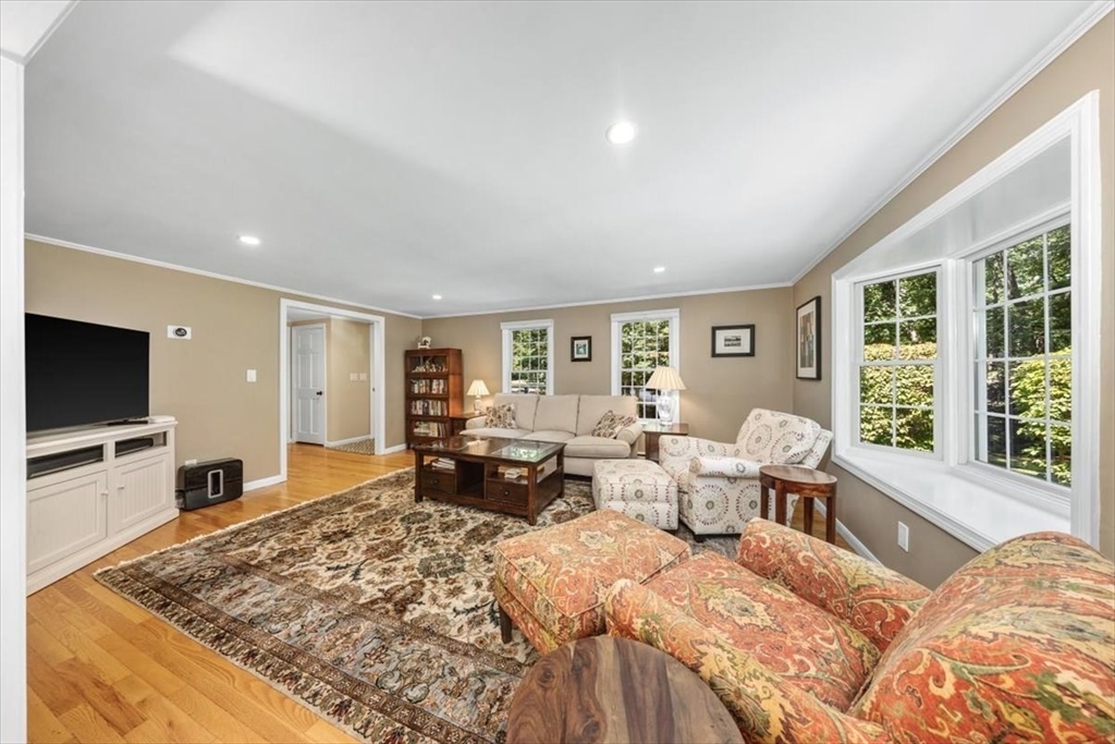 198 Pine Street Norwell, MA 02061 - Photo 13 of 31 a living room with couches large window with flat screen tv
