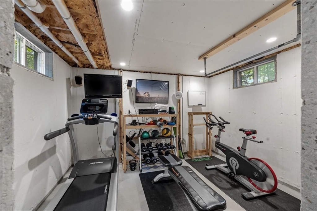 198 Pine Street Norwell, MA 02061 - Photo 24 of 31 a view of a room with gym equipment